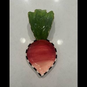 BRAND NEW McKenzie Childs Beet Spoon Rest